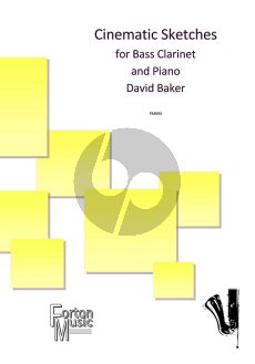 Baker Cinematic Sketches Bass Clarinet and Piano