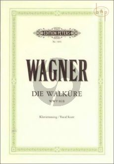 Wagner Die Walkure WWV 86B Vocal Score (1856) (german)
