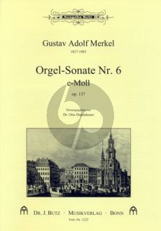 Merkel Sonate No. 6 e-moll Orgel (Otto Depenheuer)