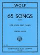 Wolf 65 Songs Low (german/english) (Sergius Kagen)