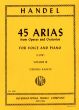 Handel 45 Arias Vol. 3 Low Voice and Piano (Sergius Kagen)