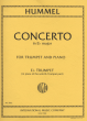 Hummel Concerto E-flat major Trumpet-Orchestra (Trumpet Eb Solo Part only)