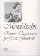 Mendelssohn Rondo Capriccioso Flute and Piano (arr. Vilmos Bántai)