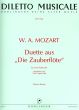 Mozart Duette aus die Zauberflote 2 Violoncellos