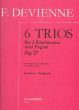 Devienne 6 Trios Op.27 2 Clarinets and Bassoon (Parts)