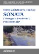 Castelnuovo-Tedesco Sonata Op. 77 for Guitar (Omaggio a Boccherini) (Angelo Gilardino)