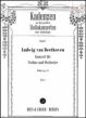 Cadenzas to Beethoven's Violin Concerto Op.61 D-major Vol.1