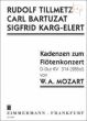 Cadenzas to Mozart's Flute Concerto KV 314 D-major