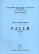 Beethoven Fugue Mi mineur Pour Orgue (Revue Annotee Doigtee par Marcel Dupre)