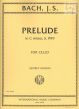 Prelude c-minor BWV 999 for Violoncello Solo