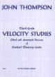 Thompson Third Grade Velocity Studies for Piano (Edited and Annotated Versions of Standard Finger Dexterity Etudes)