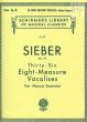 36 Eight-Measure Vocalises Opus 93 Mezzo-Soprano