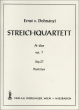Dohnanyi Streichquartett Op.7 A-Dur (Studienpartitur)