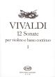 Vivaldi 12 Sonatas Vol. 1 No. 1 - 6 Violin and Bc (Oliver Nagy and Janos Pallagi) (EMB)