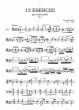 Moja 12 Esecizi Op. 2 Violoncello (edited by Daniele Bogni)