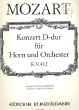 Konzert D-Dur KV 412 (386b) (mit Horn D St.)