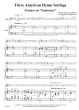 3 American Hymn Settings Violin-Piano (arr. Lee Burswold)