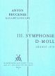 Bruckner Sinfonie No.3 d-Moll Adagio in der Fassung 2 von 1876 Studienpart.