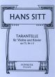 Sitt Tarentelle Op.73 No.12 Violine-Klavier (Hertel)