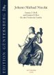 Nicolai Sonata a-minor and Sonata D-major 3 Violas da Gamba (or 2 Violas da Gamba and Basso continuo) (Score/Parts) (edited by von Zadow)