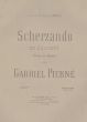 Pierne Scherzando de Concert Op. 29 bis Piano