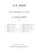 Bach 12 Transcriptions pour Piano (transcr. par Camille Saint-Saens) (Lucien Garban)