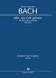 Bach Alles, was von Gott geboren BWV 80a / 80.1 Klavierauszug (Rekonstruktion von Klaus Hofmann)