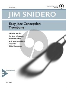 Snidero Easy Jazz Conception Trombone Book with Audio Online (15 Solo Etuden for Jazz Phrasing, Interpretation, Improvisation)