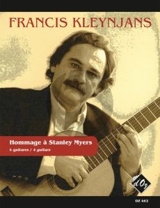 Kleynjans Hommage a Stanley Myers Op.187A 4 Guitars (Score/Parts)