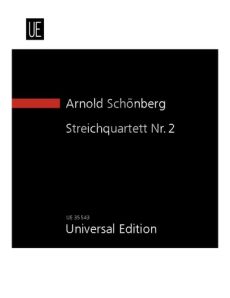 Schoenberg Streichquartett No.2 fis moll Op.10 (1907-1908) with Soprano Solo Study Score