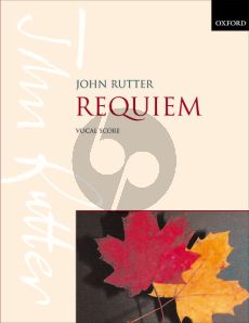 Rutter Requiem Soprano Soloist-SATB-Orchestra/Ensemble Vocal Score with Organ