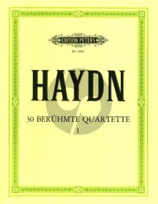 Haydn Streichquartette Vol.1 (30 Beruhmte Quartette Vol.1) Stimmen (Herausgegeben von Andreas Moser und Hugo Dechert)