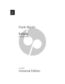 Martin Ballade for Flute and Piano (Gerhard Braun) (1939)