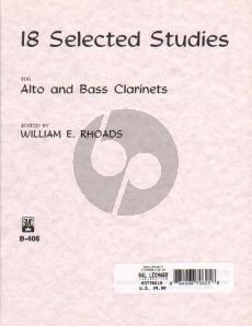 Rhoads 18 Selected Studies for Alto or Bass Clarinet