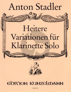 Stadler Heitere Variationen üb. Familie Pumpernickel Klarinette solo