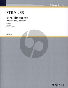 Strauss Streichsextett aus Capriccio Op.85 2 Vi.-2 Va.-2 Vc. (Partitur)