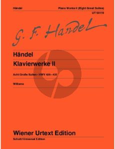 Handel Klavierwerke vol.2 8 Grosse Suiten Klavier ( HWV 426-433 )