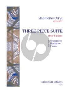 Dring  Three Piece Suite - Showpiece, Romance and Finale for Oboe and Piano