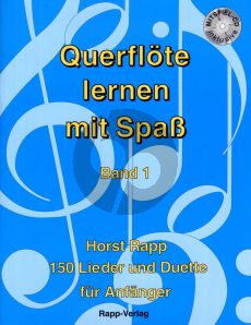 Rapp Querflote lernen mit Spass Vol.1 (Buch-Cd)
