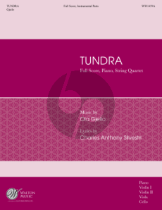 Gjeilo Tundra SSAA-String Quartet Score and Instrumental Parts