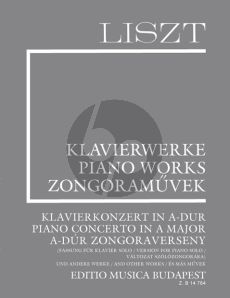 Liszt Piano Concerto A Major version for Piano Solo and Other Works (Liszt Complete Edition Supplement Vol.15 Softcover Edition) (Edited by Adrienne Kaczmarczy)
