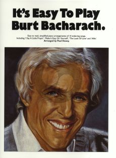 It's Easy to Play Burt Bacharach Easy Piano (with Lyrics) (edited by Paul Honey)