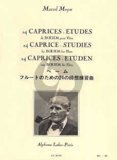 Boehm 24 Caprices-Etudes Op.26 pour Flute (edited by Marcel Moyse)