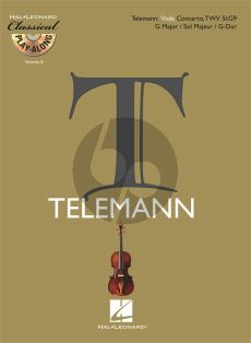 Telemann Concerto G-major TWV 51:G9 for Viola (Bk-Cd) (Hal Leonard Classical Play-Along Vol. 8)