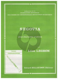 Legron Segovia Clarinette et Piano (Prep.)