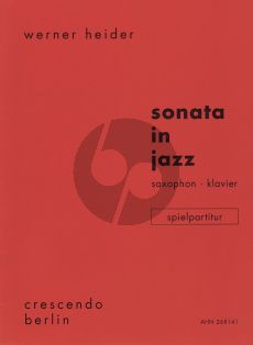 Heider Sonate in Jazz Alto Sax.-Piano