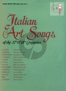 Italian Art Songs of the 17 - 18th Centuries Vol.1 (High Voice)