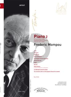 Mompou Piano Works Vol.2 (Urtext of Unpublished Works Collection) (MacMcClure and Jordi Maso)
