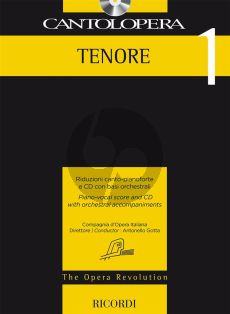 Cantolopera 1: Tenore Voice-Piano (Bk-Cd)