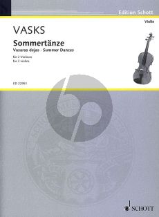 Vasks Sommertänze - Vasaras dejas 2 Violinen
